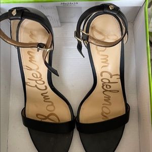 Sam Edelman - Amee Black Leather heels